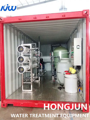 40 pieds du conteneur 8000L/H d'eau d'usine mobile de purification