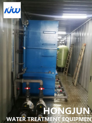Équipement mobile de traitement de l'eau 40GP pour l'eau industrielle