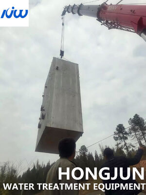 Usine d'équipement de traitement d'eau pure intégrée de 100 m3 par heure pour la purification de l'eau de rivière
