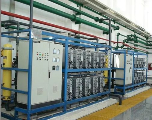 PH 6 industrie de 20 PPB EDI Water Plant For Microelectronics