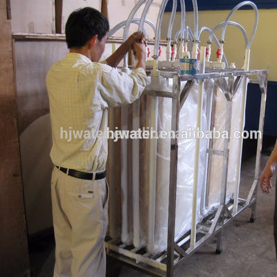 HJW151201292 10T par jour vendre au Sri Lanka appareil de filtration des eaux usées à membrane de feuille de flotte