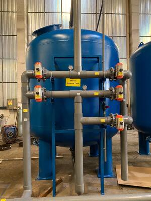 Accessoires pour le traitement de l' eau au sable de quartz, 0,05 MPa - 0,07 MPA Pressure Filtre en acier inoxydable